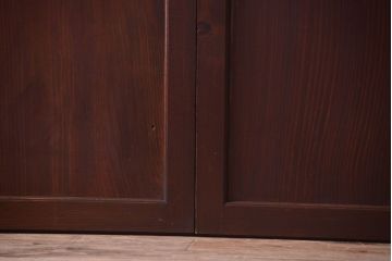 古民具・骨董　明治〜大正期　一枚板の帯戸4枚セット