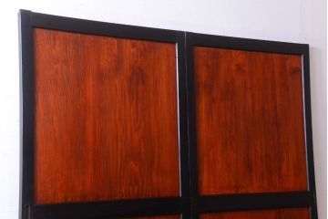 古民具・骨董　古い木のアンティーク帯戸2枚セット(引き戸)