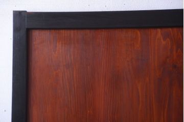 古民具・骨董　古い木のアンティーク帯戸2枚セット(引き戸)