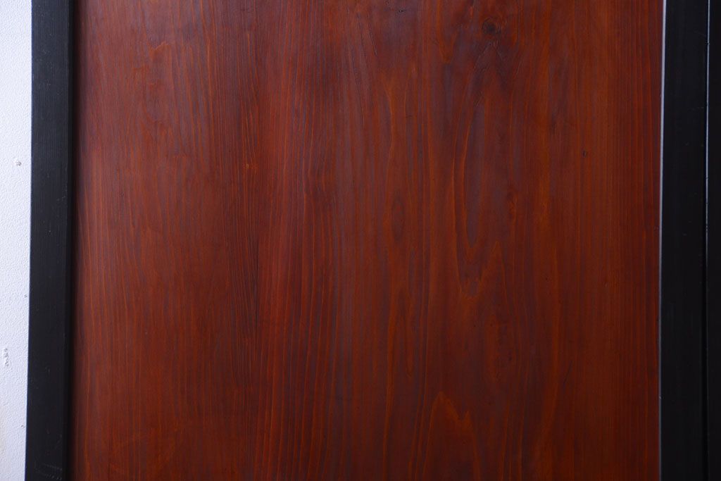 古民具・骨董　古い木のアンティーク帯戸2枚セット(引き戸)