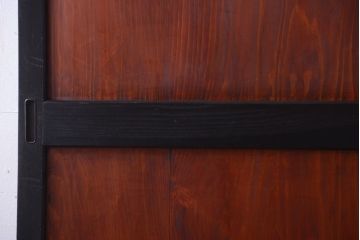 古民具・骨董　古い木のアンティーク帯戸2枚セット(引き戸)