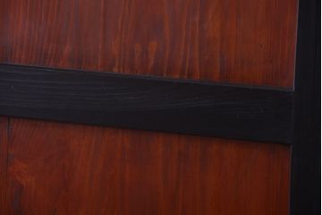 古民具・骨董　古い木のアンティーク帯戸2枚セット(引き戸)