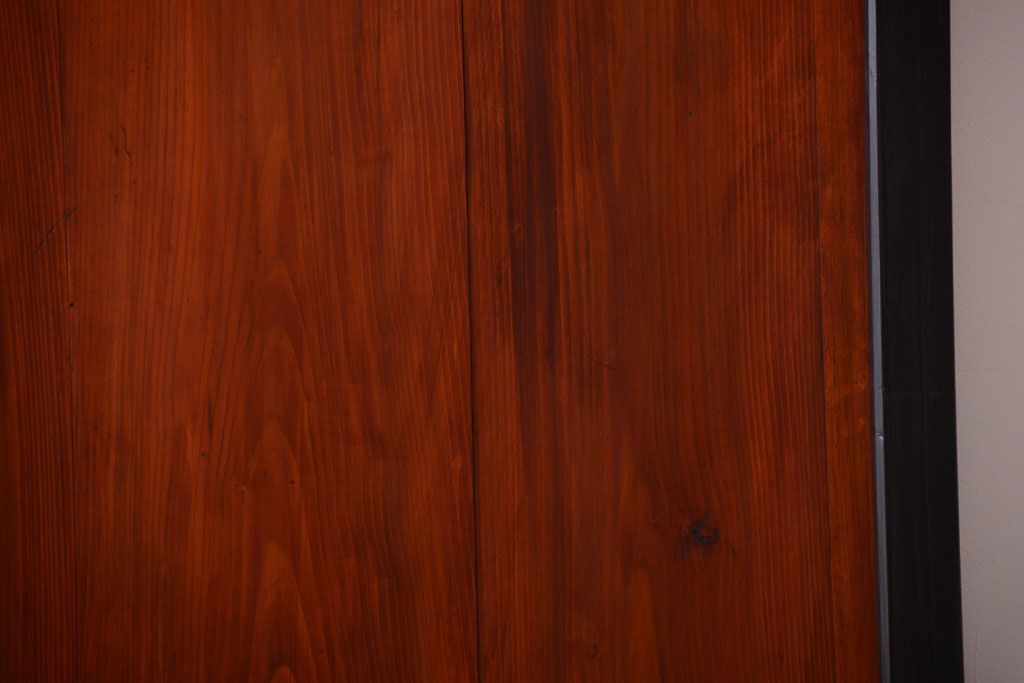 古民具・骨董　古い木のアンティーク帯戸2枚セット(引き戸)