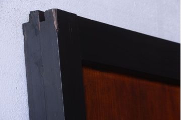 古民具・骨董　古い木のアンティーク帯戸2枚セット(引き戸)