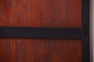 古民具・骨董　古い木のアンティーク帯戸2枚セット(引き戸)