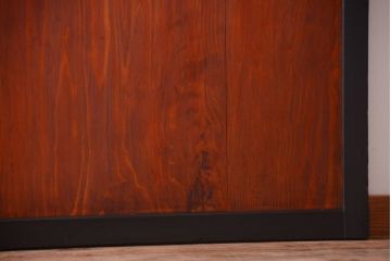 古民具・骨董　古い木のアンティーク帯戸2枚セット(引き戸)