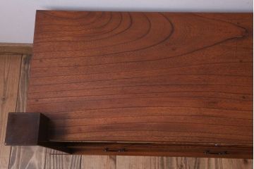 中古　3杯引き出し付き!欅材の高級置き床(置床)