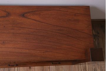 中古　3杯引き出し付き!欅材の高級置き床(置床)