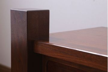 中古　3杯引き出し付き!欅材の高級置き床(置床)