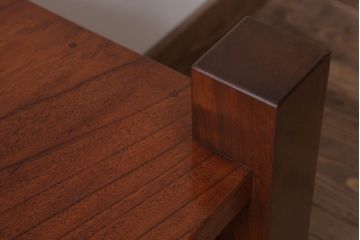 中古　3杯引き出し付き!欅材の高級置き床(置床)