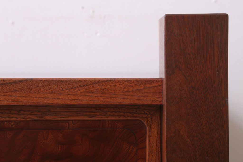 中古　3杯引き出し付き!欅材の高級置き床(置床)