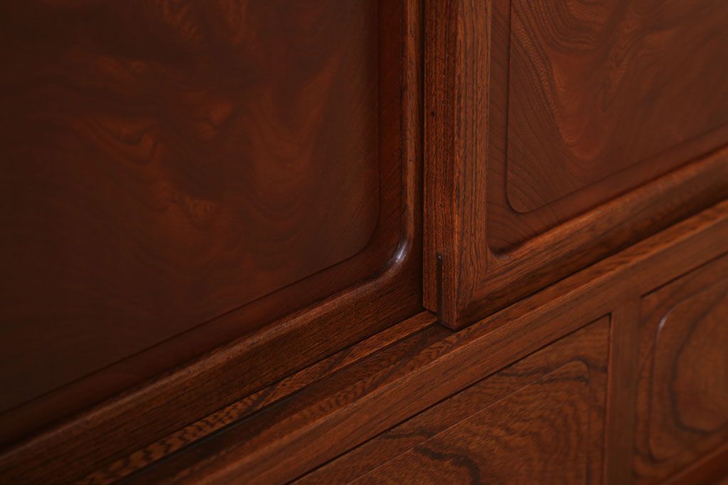 中古　3杯引き出し付き!欅材の高級置き床(置床)