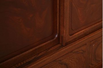 中古　3杯引き出し付き!欅材の高級置き床(置床)