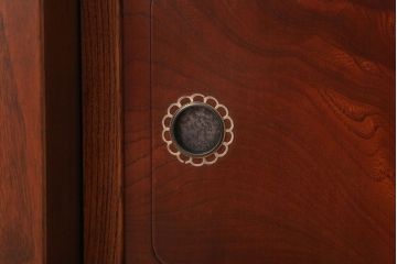 中古　3杯引き出し付き!欅材の高級置き床(置床)