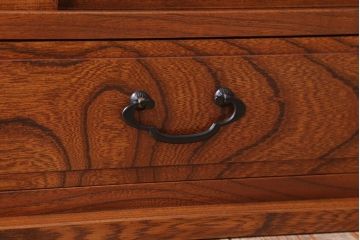 中古　3杯引き出し付き!欅材の高級置き床(置床)