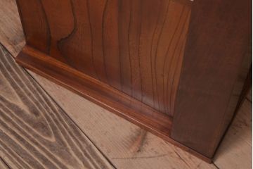 中古　3杯引き出し付き!欅材の高級置き床(置床)