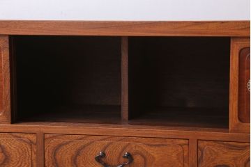 中古　3杯引き出し付き!欅材の高級置き床(置床)