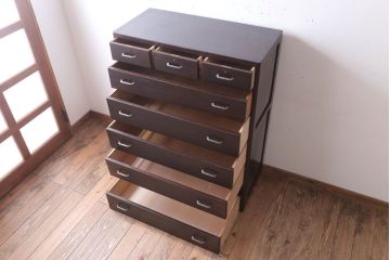 アンティーク家具　アンティーク　シンプルでシックなチェスト(2)