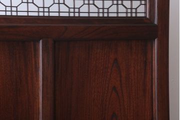 アンティーク雑貨　古民具・骨董　総欅材!特大木製衝立(パーテーション)