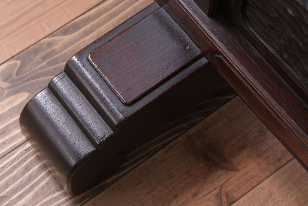 アンティーク雑貨　古民具・骨董　総欅材!特大木製衝立(パーテーション)