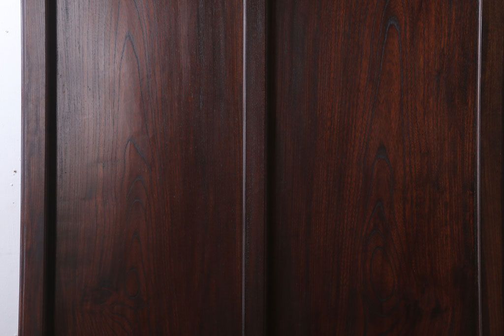 アンティーク雑貨　古民具・骨董　総欅材!特大木製衝立(パーテーション)