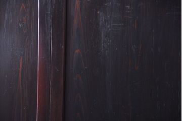 古民具・骨董　明治期　古い木味のアンティーク帯戸3枚セット