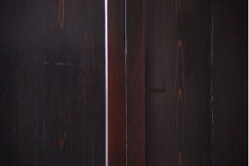 古民具・骨董　明治期　古い木味のアンティーク帯戸3枚セット