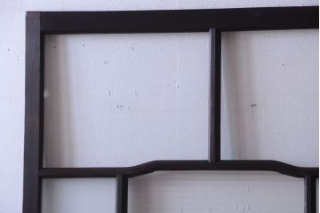 大正ロマン　モールガラス・すりガラス入り!ガラス戸2枚セット