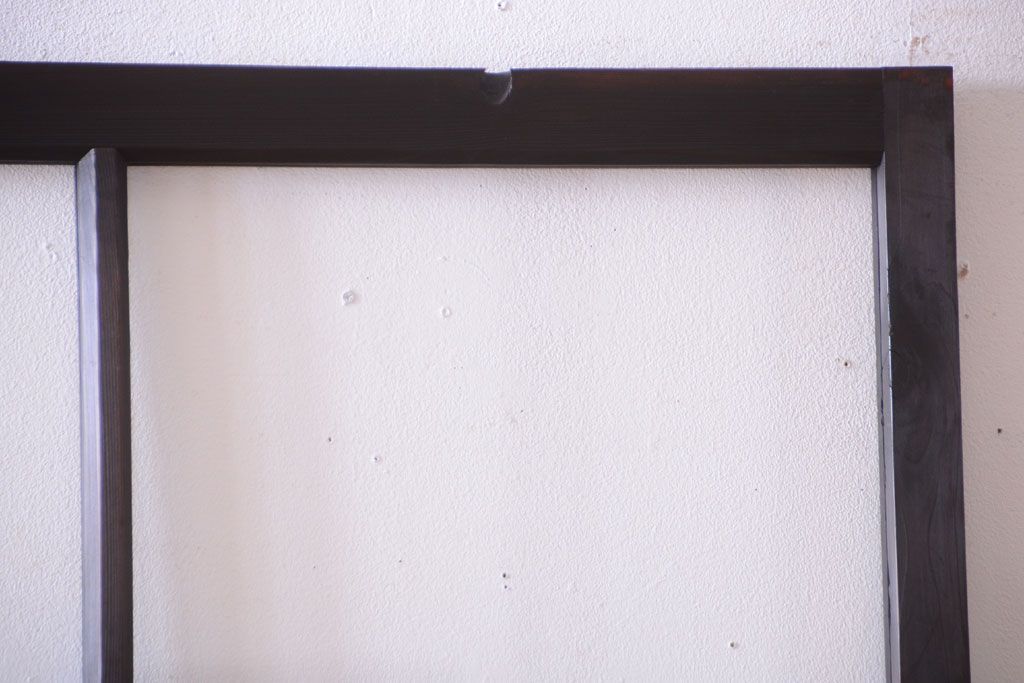 大正ロマン　モールガラス・すりガラス入り!ガラス戸2枚セット