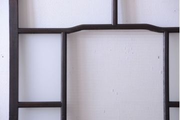 大正ロマン　モールガラス・すりガラス入り!ガラス戸2枚セット