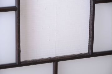 大正ロマン　モールガラス・すりガラス入り!ガラス戸2枚セット