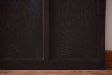 大正ロマン　モールガラス・すりガラス入り!ガラス戸2枚セット