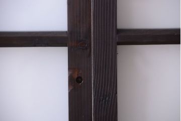 大正ロマン　モールガラス・すりガラス入り!ガラス戸2枚セット