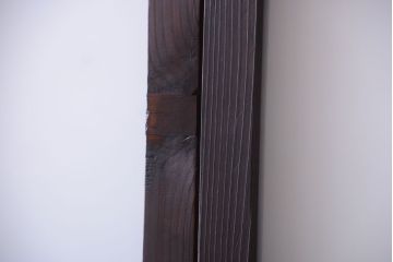 大正ロマン　モールガラス・すりガラス入り!ガラス戸2枚セット