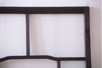 大正ロマン　モールガラス・すりガラス入り!ガラス戸2枚セット