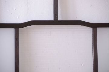 大正ロマン　モールガラス・すりガラス入り!ガラス戸2枚セット