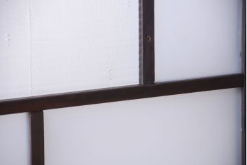 大正ロマン　モールガラス・すりガラス入り!ガラス戸2枚セット