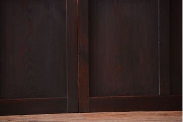 大正ロマン　モールガラス・すりガラス入り!ガラス戸2枚セット