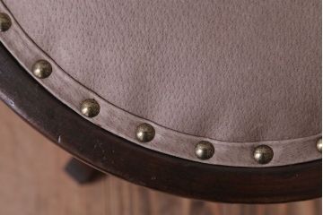 アンティーク家具　大正ロマン　小ぶりなアンティーク回転椅子(1)