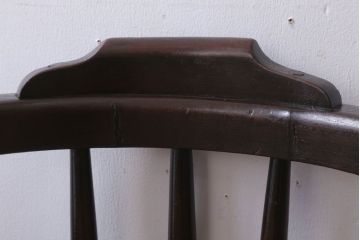 アンティーク家具　大正ロマン　小ぶりなアンティーク回転椅子(2)