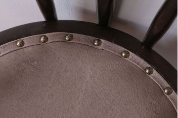 アンティーク家具　大正ロマン　小ぶりなアンティーク回転椅子(2)