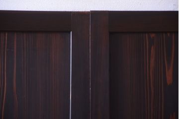 古民具・骨董　明治期　美品!アンティーク帯戸4枚セット