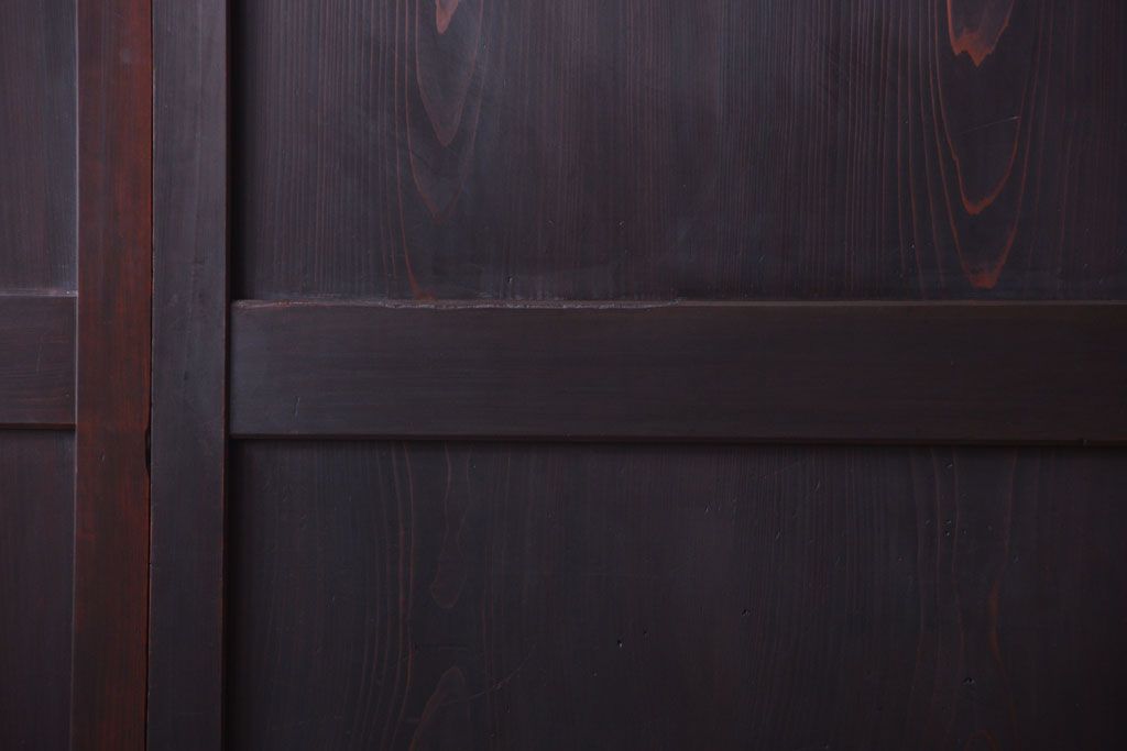 古民具・骨董　明治期　美品!アンティーク帯戸4枚セット