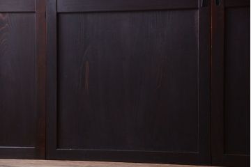 古民具・骨董　明治期　美品!アンティーク帯戸4枚セット