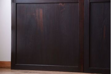 古民具・骨董　明治期　美品!アンティーク帯戸4枚セット