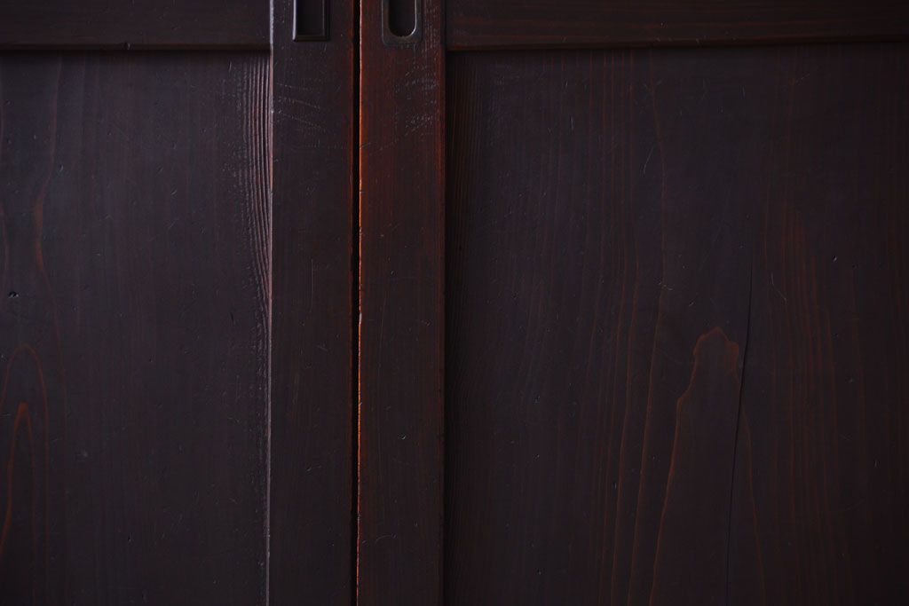 古民具・骨董　明治期　美品!アンティーク帯戸4枚セット