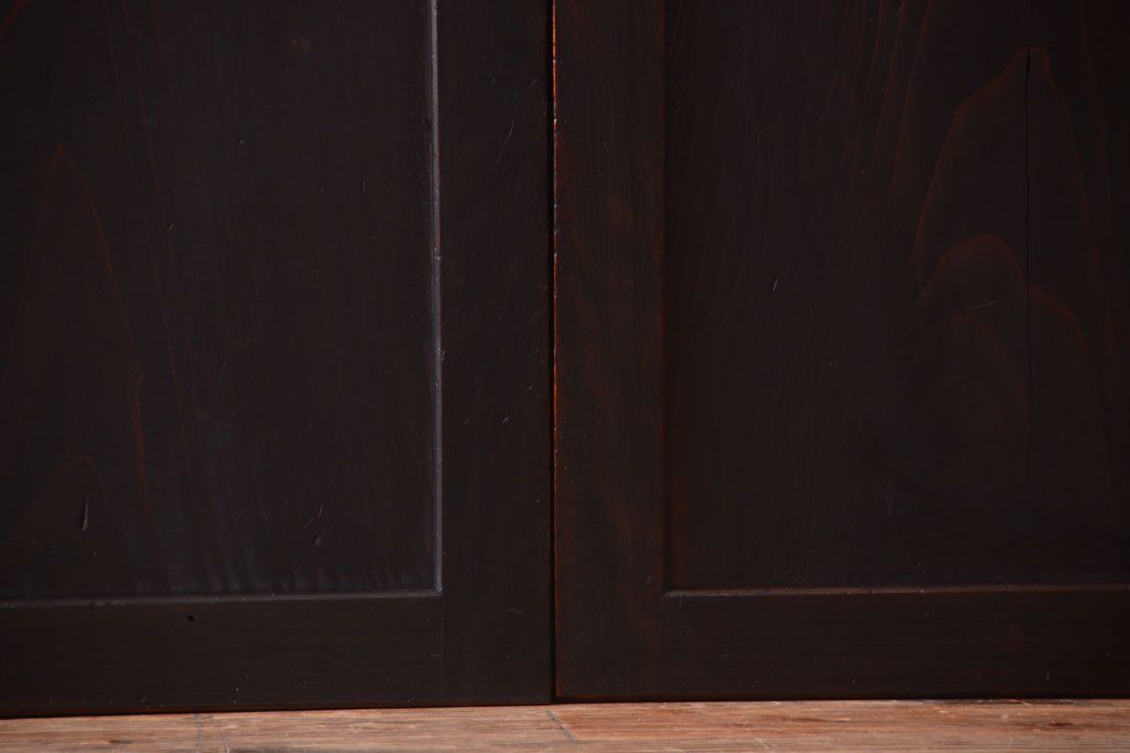 古民具・骨董　明治期　美品!アンティーク帯戸4枚セット