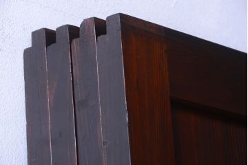 古民具・骨董　明治期　美品!アンティーク帯戸4枚セット