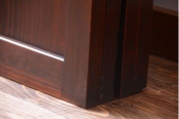 古民具・骨董　明治期　美品!アンティーク帯戸4枚セット