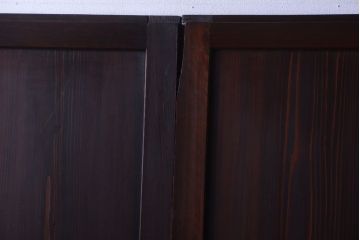 古民具・骨董　明治期　美品!アンティーク帯戸4枚セット